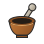 Copper Mortar and Pestle