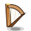 Copperwood Lap Harp