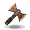 Dull Copper Double Axe
