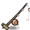 Dull Copper Fishing Pole