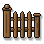 Wood Fence Section